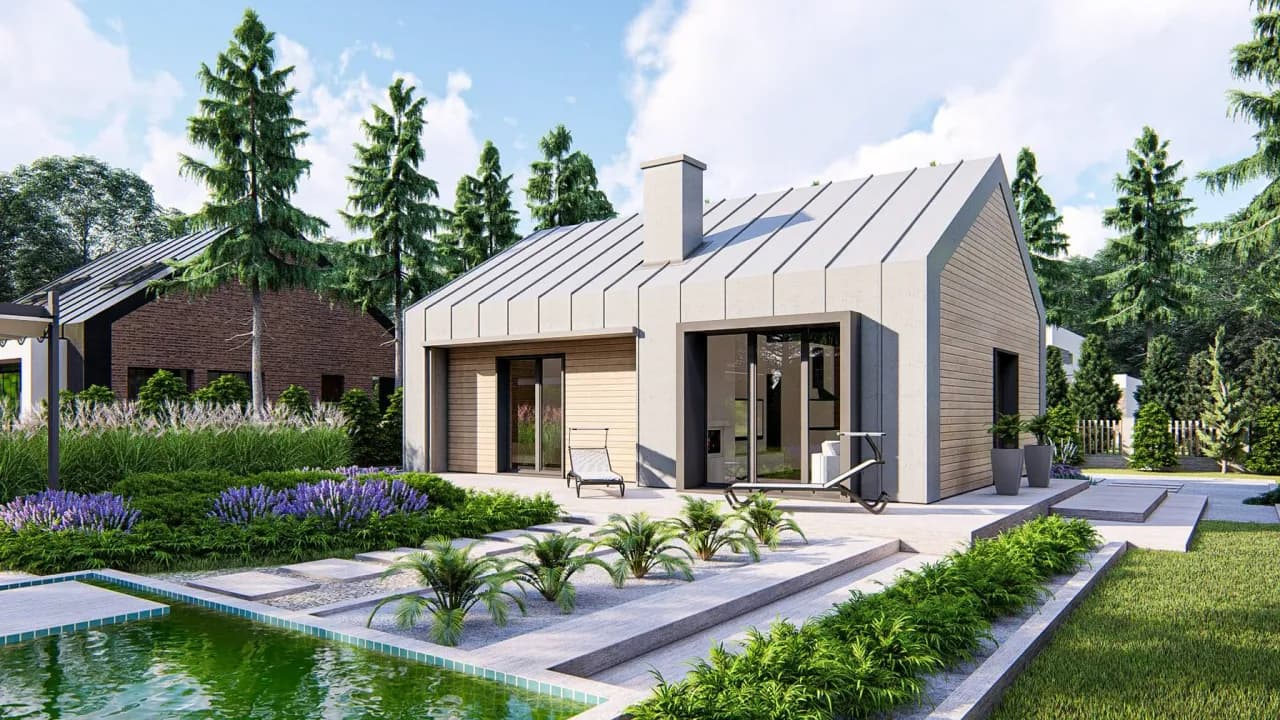 Dom z dachem dwuspadowym - tanie i funkcjonalne rozwiązanie dla Ciebie